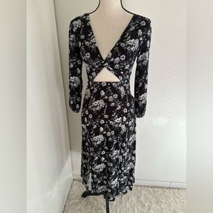 Cotton Candy LA black and white floral dress